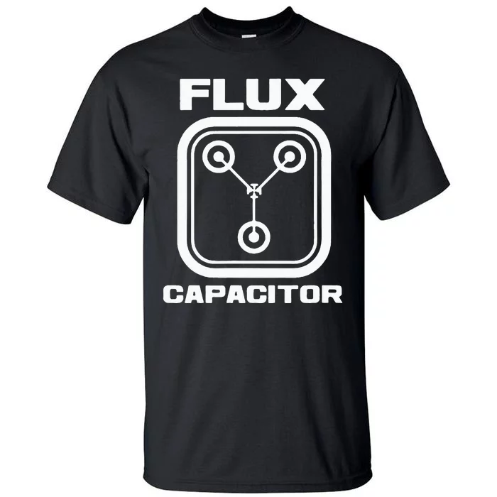 Funny 80S Vintage Movie Flux Capacitor Tall T-Shirt