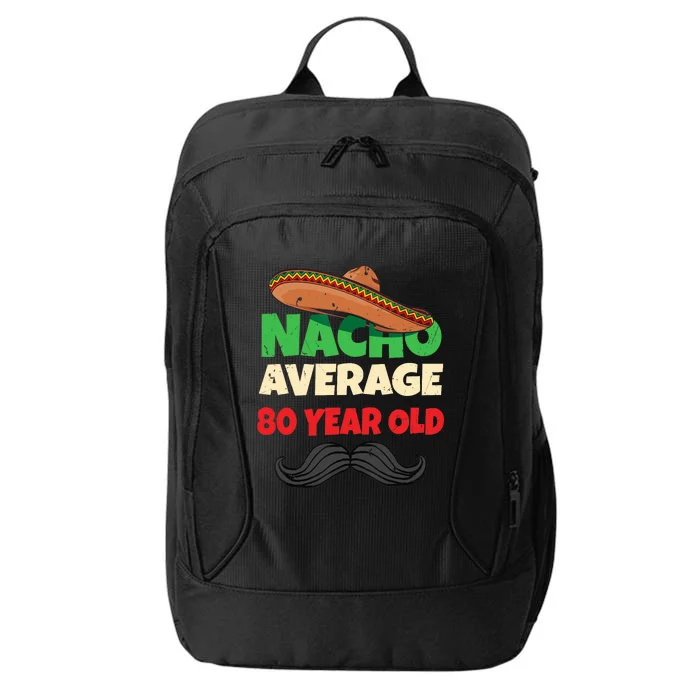 Funny 80 Year Old Eightieth Presents 80th Birthday City Backpack