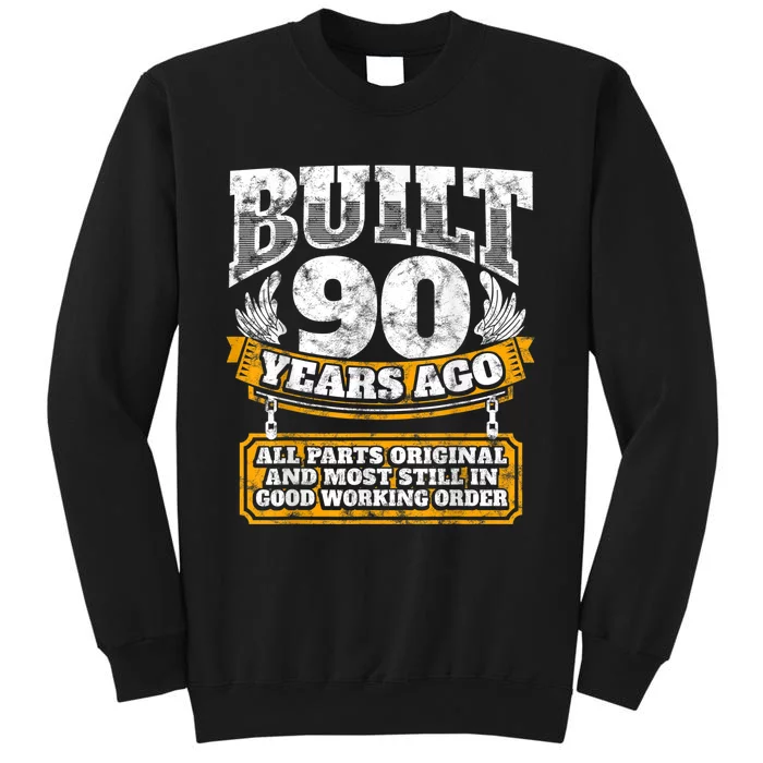 Funny 90th Birthday Shirt B-Day Gift Saying Age 90 Year Joke Tall Sweatshirt