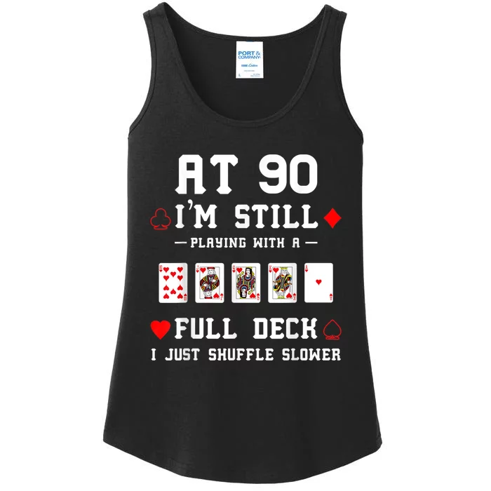 Funny 90th Birthday Gift 90 Year Old Cards Ladies Essential Tank