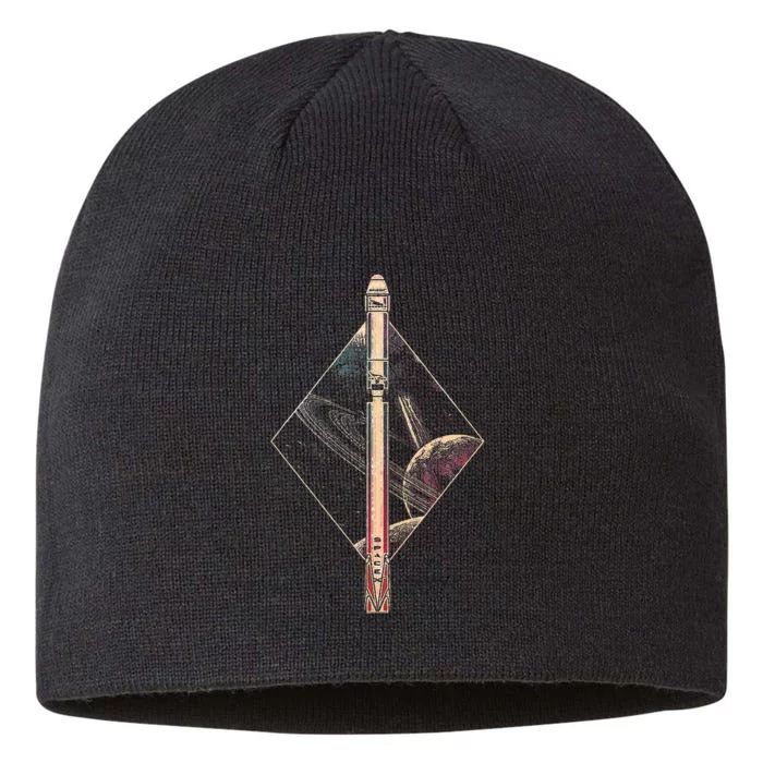 Falcon 9 Rocket Launch Vehicle Spaceflight Space 8 1/2in Sustainable Knit Beanie