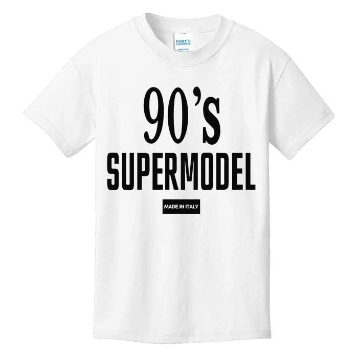 Funny 90S Supermodel Vintage Trendy Kids T-Shirt