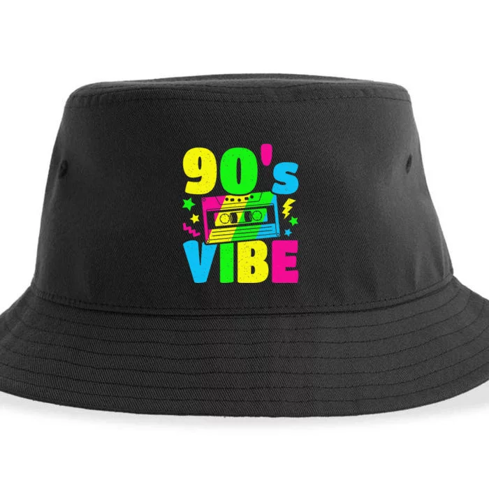 Funny 90s Vibe Retro Vintage 1990s 90s Styles Party Outfit Sustainable Bucket Hat