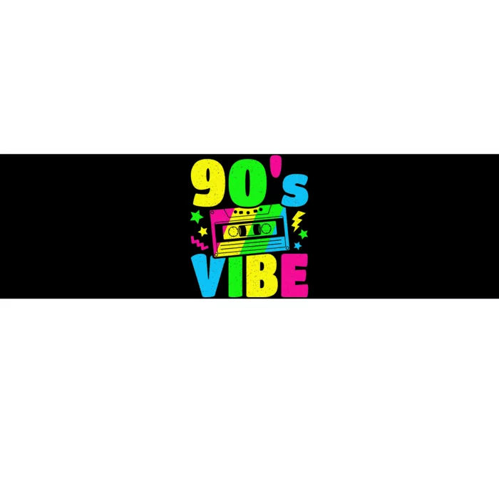 Funny 90s Vibe Retro Vintage 1990s 90s Styles Party Outfit Bumper Sticker