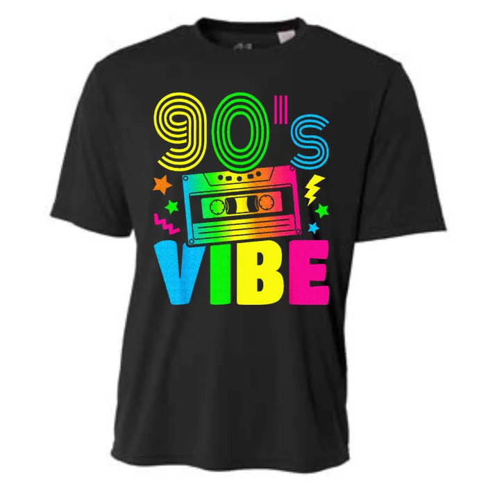 Funny 90s Vibe Retro 1990s 90s Styles Costume Party Outfit Cooling Performance Crew T-Shirt