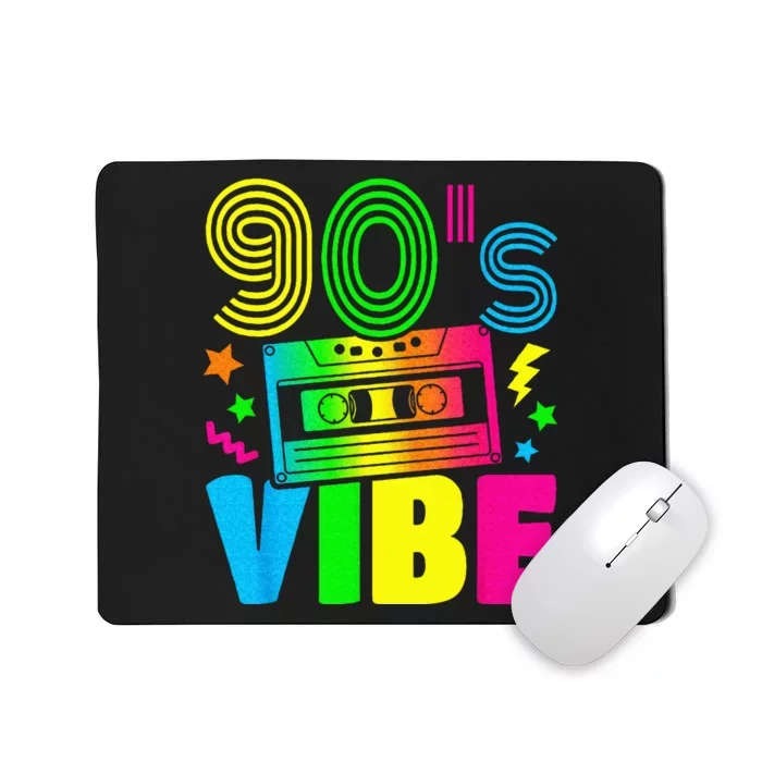 Funny 90s Vibe Retro 1990s 90s Styles Costume Party Outfit Mousepad