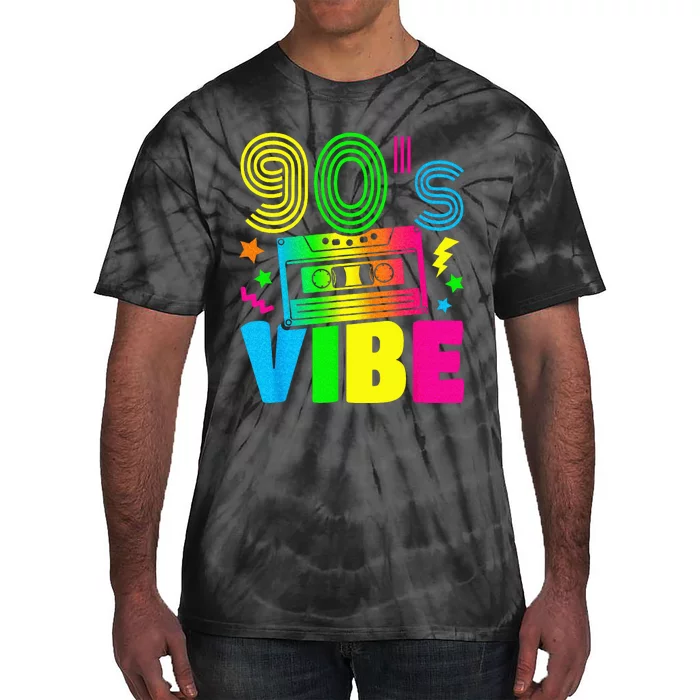 Funny 90s Vibe Retro 1990s 90s Styles Costume Party Outfit Tie-Dye T-Shirt