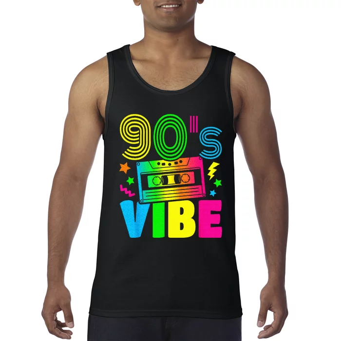 Funny 90s Vibe Retro 1990s 90s Styles Costume Party Outfit Tank Top