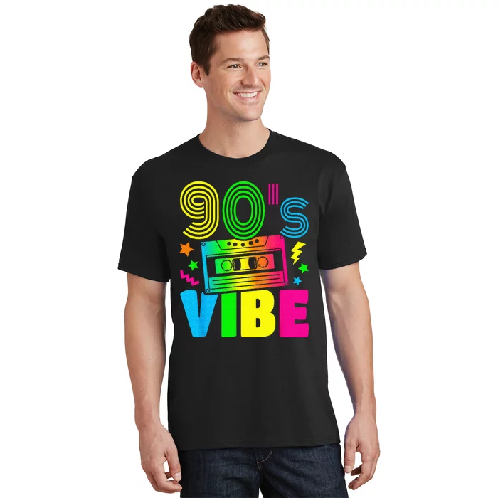 Funny 90s Vibe Retro 1990s 90s Styles Costume Party Outfit T-Shirt