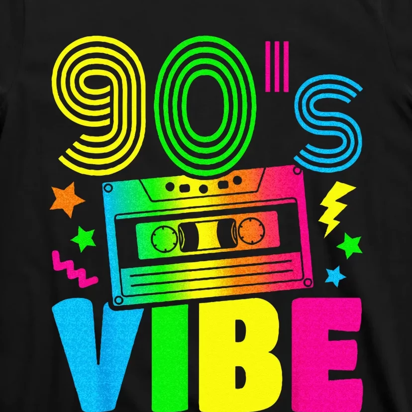 Funny 90s Vibe Retro 1990s 90s Styles Costume Party Outfit T-Shirt