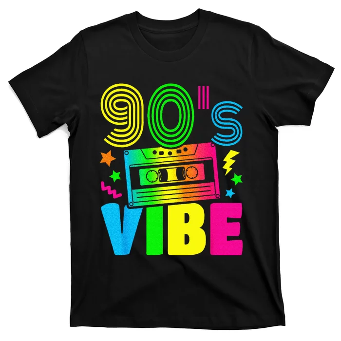 Funny 90s Vibe Retro 1990s 90s Styles Costume Party Outfit T-Shirt