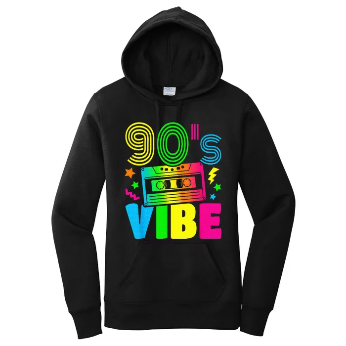 Funny 90s Vibe Retro 1990s 90s Styles Costume Party Outfit Women's Pullover Hoodie