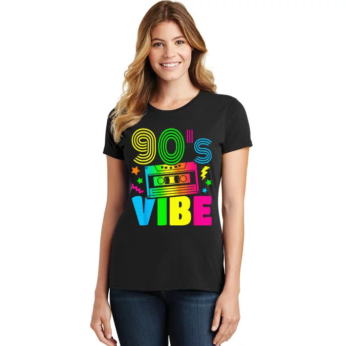 Funny 90s Vibe Retro 1990s 90s Styles Costume Party Outfit Women's T-Shirt