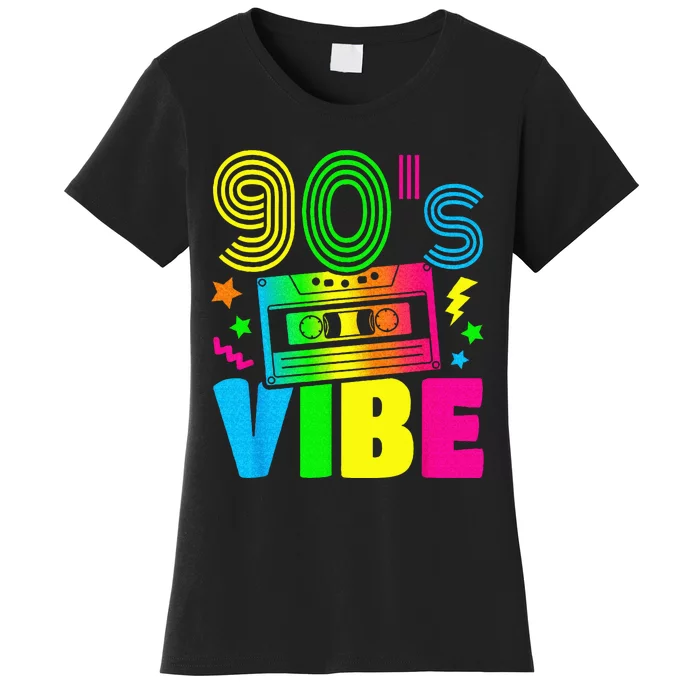 Funny 90s Vibe Retro 1990s 90s Styles Costume Party Outfit Women's T-Shirt