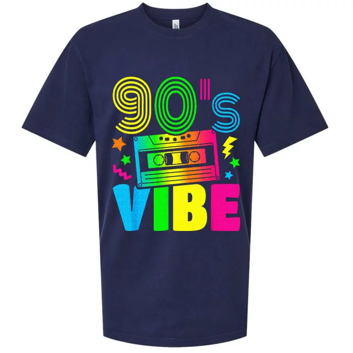 Funny 90s Vibe Retro 1990s 90s Styles Costume Party Outfit Sueded Cloud Jersey T-Shirt