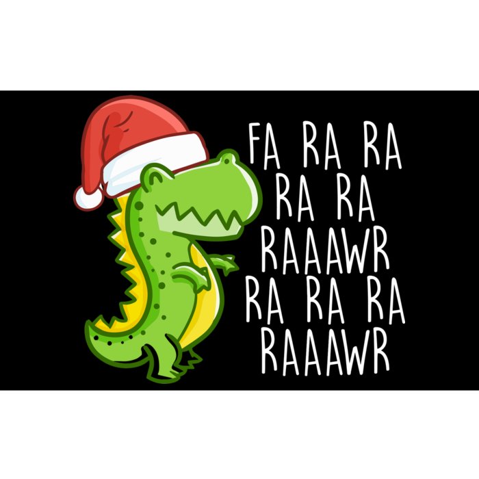 Fa Ra Ra Rawr Dinosaur Christmas Bumper Sticker