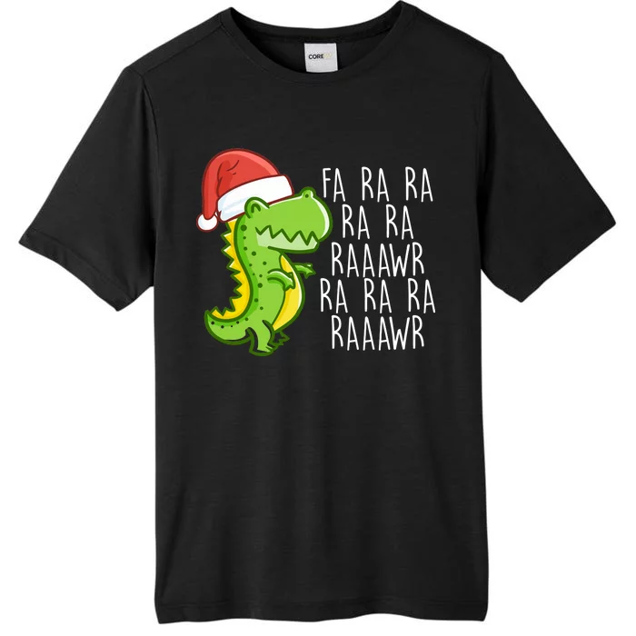 Fa Ra Ra Rawr Dinosaur Christmas ChromaSoft Performance T-Shirt