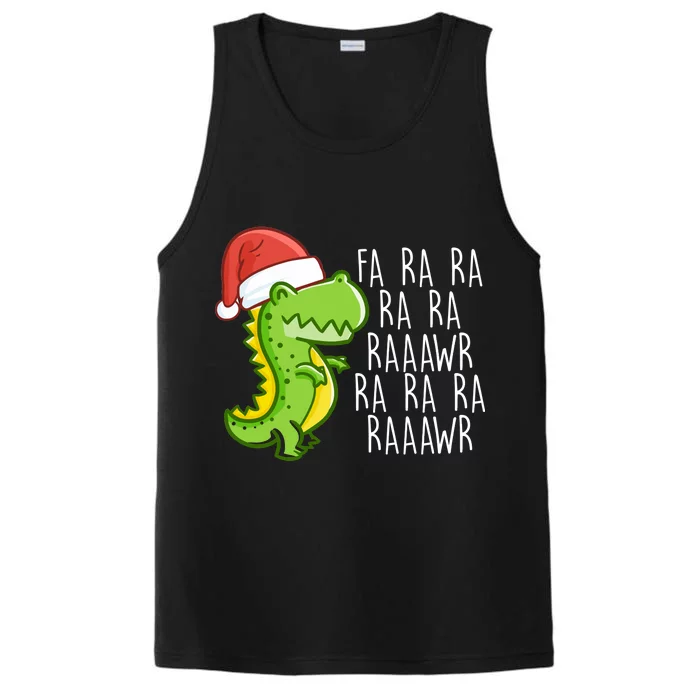 Fa Ra Ra Rawr Dinosaur Christmas Performance Tank