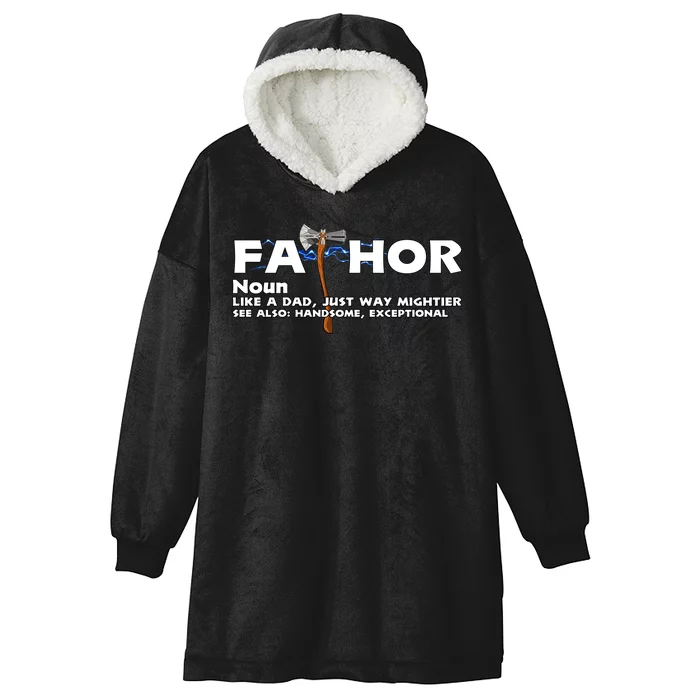 Fa-Thor Definition Hooded Wearable Blanket