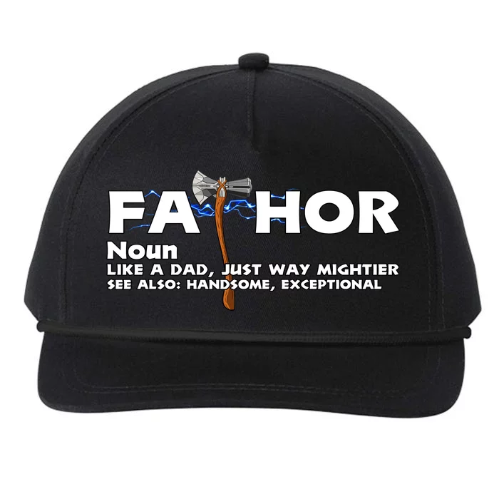 Fa-Thor Definition Snapback Five-Panel Rope Hat