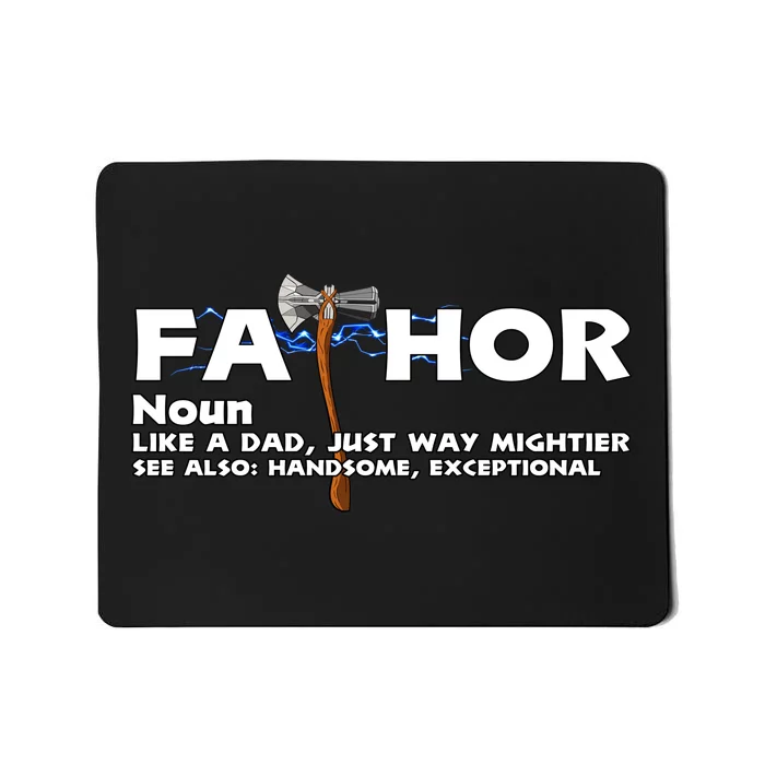 Fa-Thor Definition Mousepad