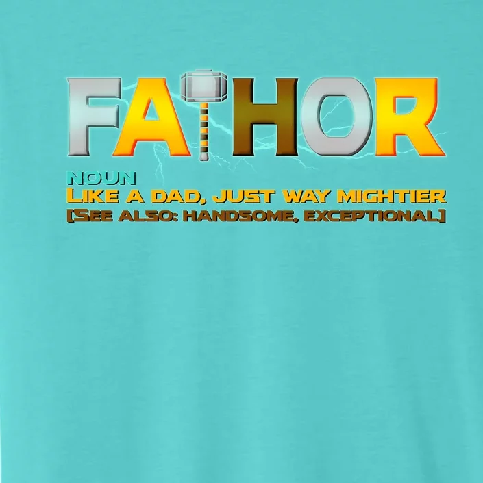 Fa-Thor Mighty Dad Lightning ChromaSoft Performance T-Shirt