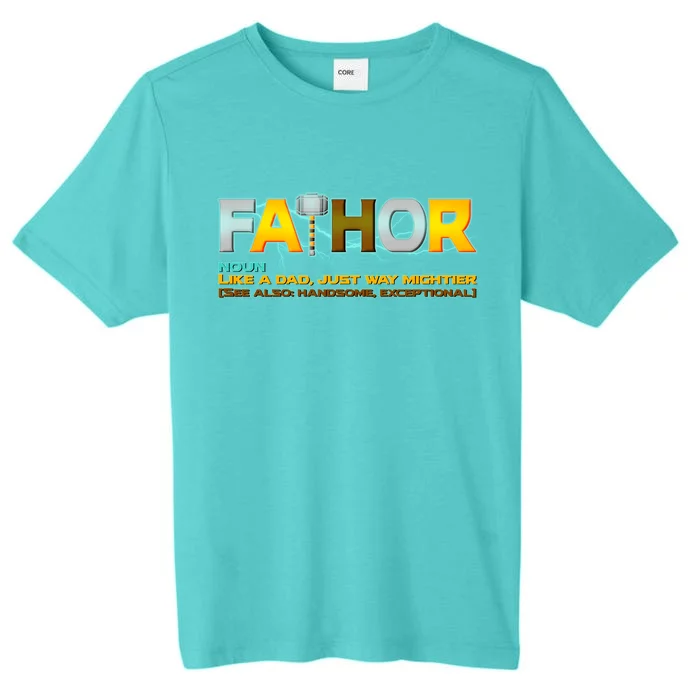 Fa-Thor Mighty Dad Lightning ChromaSoft Performance T-Shirt