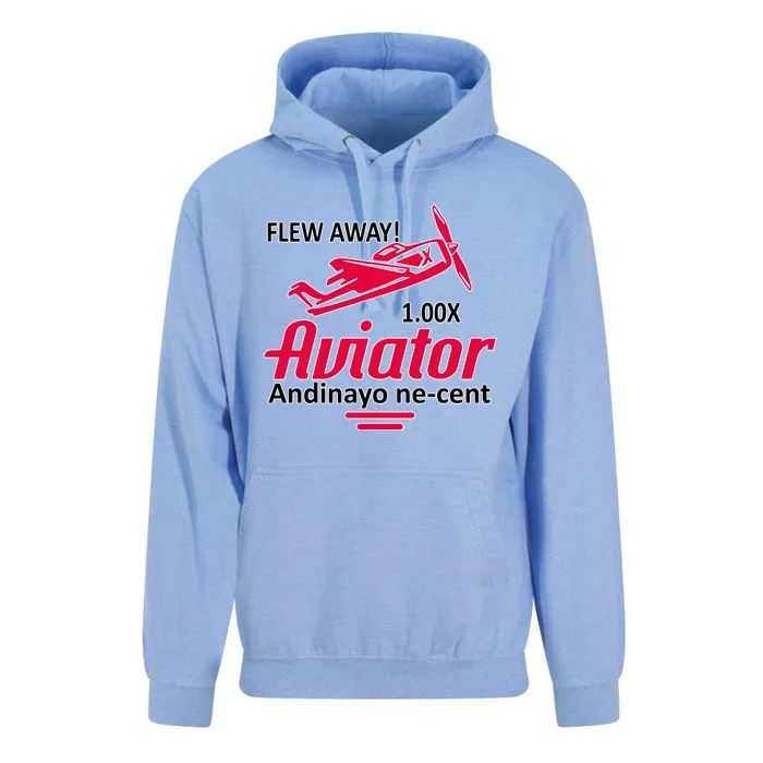 Flew Away 1.00x Aviator Andinayo Ne Cent Unisex Surf Hoodie