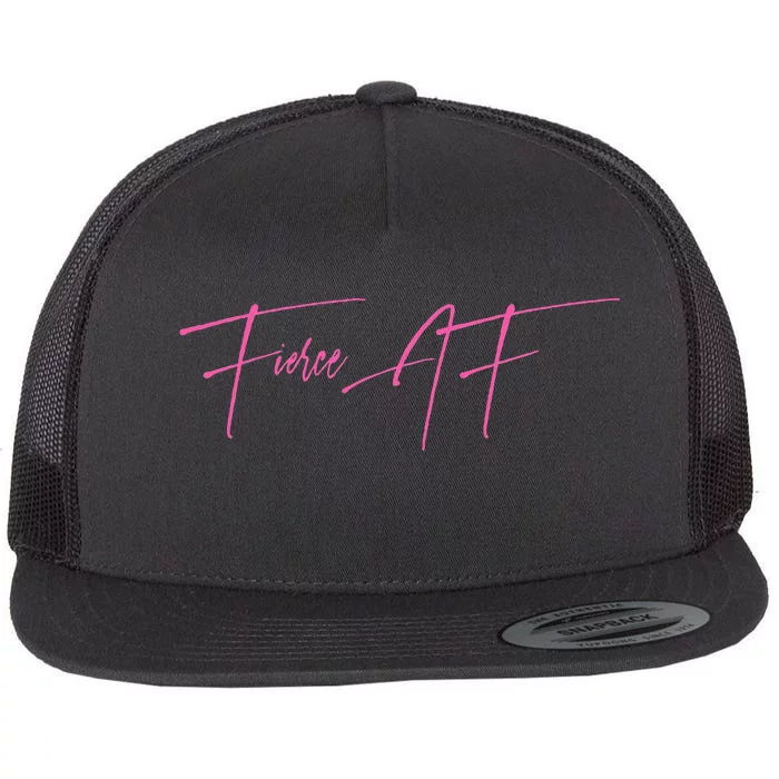 Fierce Af 2 Flat Bill Trucker Hat