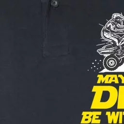 Funny ATV 4 Wheeler Quad Riding May The Dirt Be With You Softstyle Adult Sport Polo