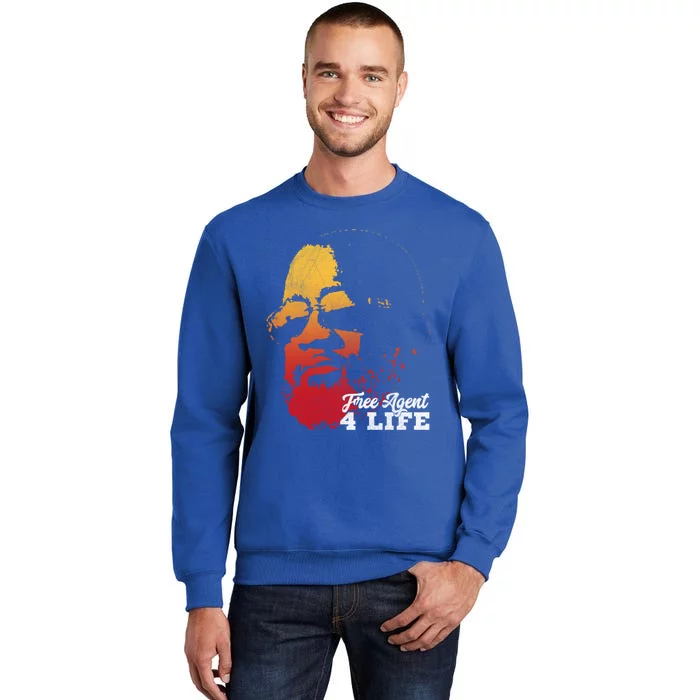 Free Agent 4 Life Coach Gang Wear Retro Graphic Tee Sweatshirt