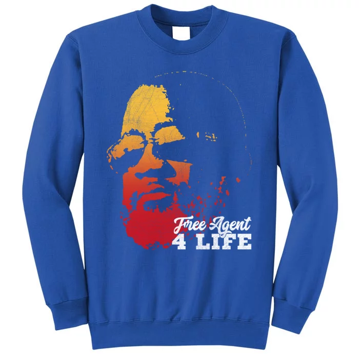 Free Agent 4 Life Coach Gang Wear Retro Graphic Tee Sweatshirt