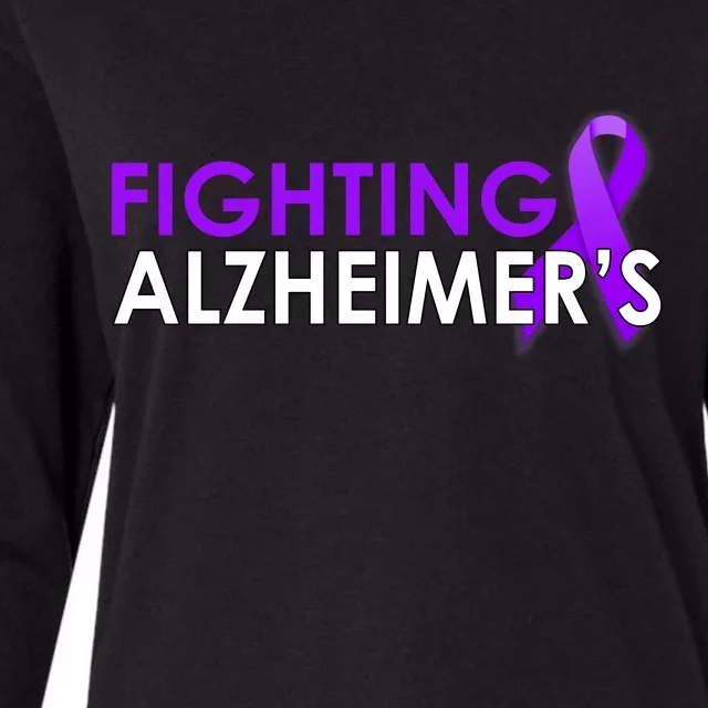 Fighting Alzheimer's Womens Cotton Relaxed Long Sleeve T-Shirt