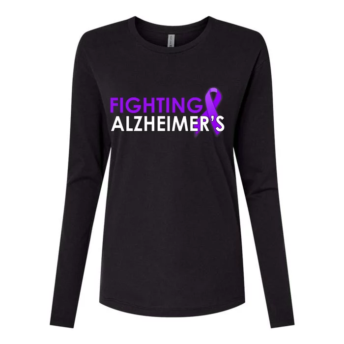 Fighting Alzheimer's Womens Cotton Relaxed Long Sleeve T-Shirt