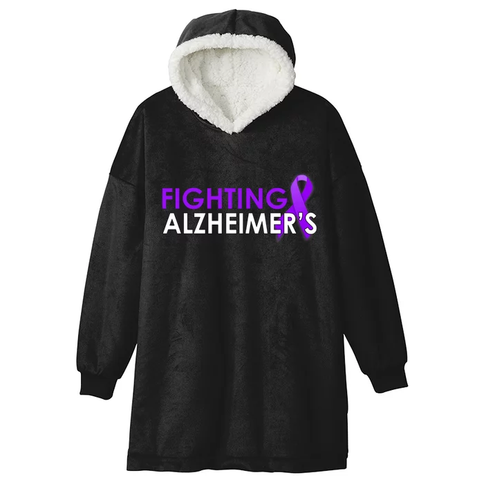 Fighting Alzheimer's Hooded Wearable Blanket