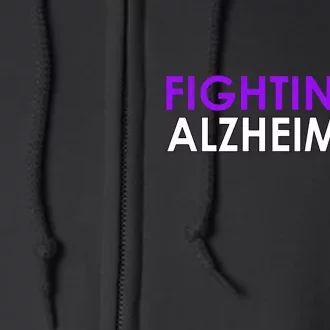 Fighting Alzheimer's Full Zip Hoodie