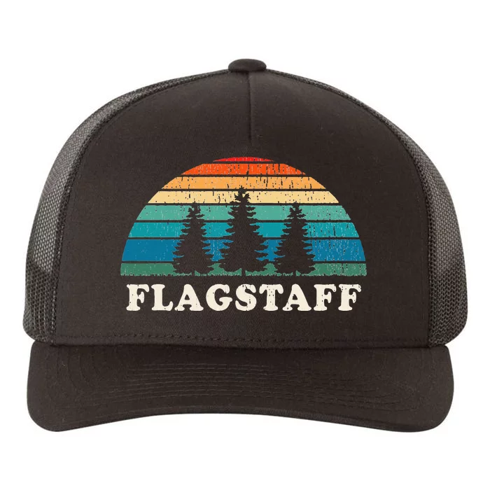 Flagstaff Az 70s Retro Throwback Design Yupoong Adult 5-Panel Trucker Hat