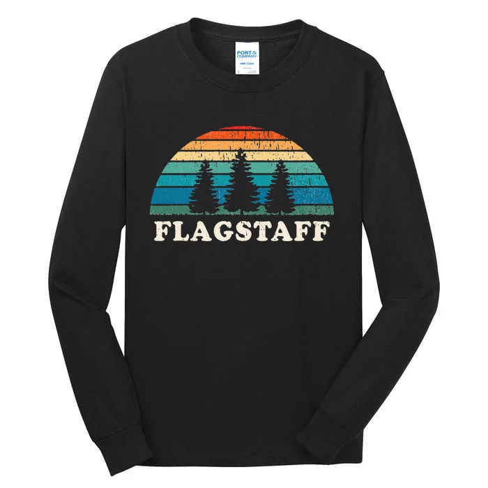 Flagstaff Az 70s Retro Throwback Design Tall Long Sleeve T-Shirt