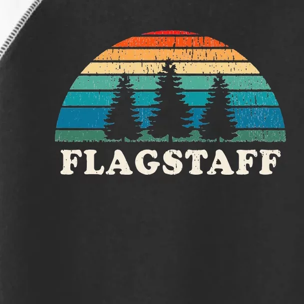 Flagstaff Az 70s Retro Throwback Design Toddler Fine Jersey T-Shirt