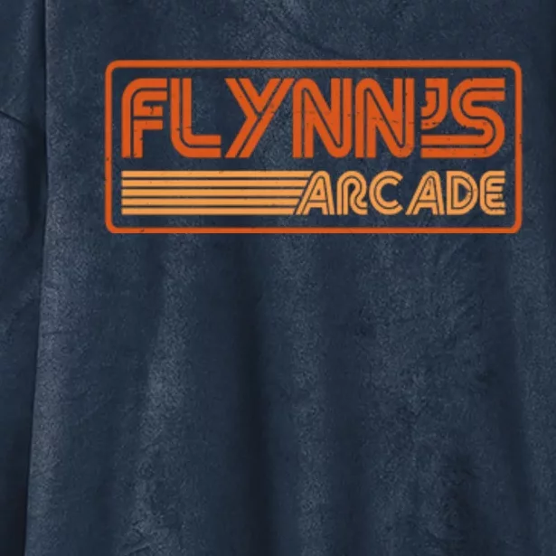 FLYNNS ARCADES 80S RETRO Hooded Wearable Blanket