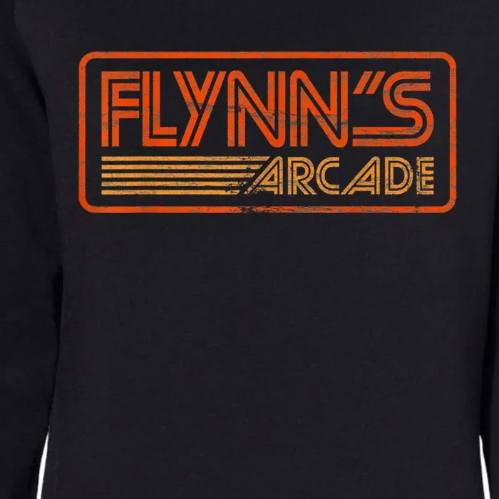 FLYNNS ARCADES 80S RETRO Womens California Wash Sweatshirt