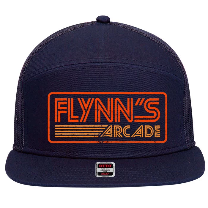 Flynn&39;s Arcade ✅ 80s Retro 7 Panel Mesh Trucker Snapback Hat