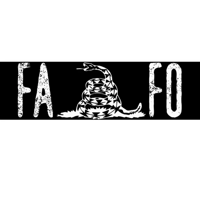 Fuck Around And Find Out Fafo F Around And Find Out Bumper Sticker