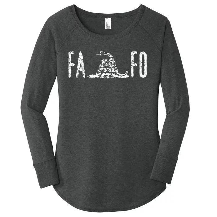 Fuck Around And Find Out Fafo F Around And Find Out Women's Perfect Tri Tunic Long Sleeve Shirt