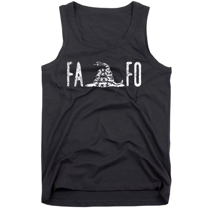 Fuck Around And Find Out Fafo F Around And Find Out Tank Top