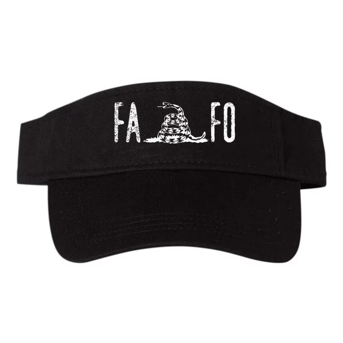 Fuck Around And Find Out Fafo F Around And Find Out Valucap Bio-Washed Visor