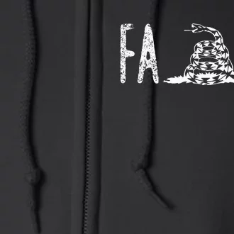 Fuck Around And Find Out Fafo F Around And Find Out Full Zip Hoodie