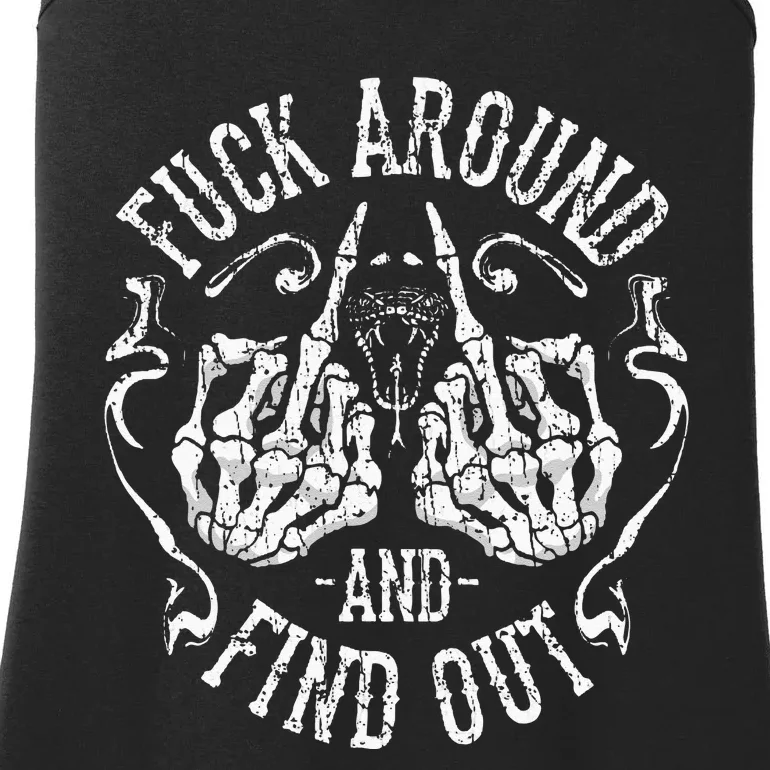 Fuck Around And Find Out Ladies Essential Tank