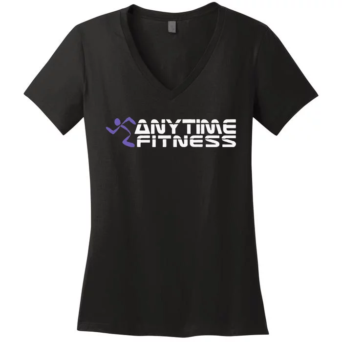 Fitness At Any Time Women's V-Neck T-Shirt