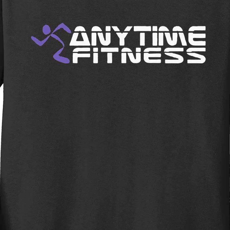 Fitness At Any Time Kids Long Sleeve Shirt